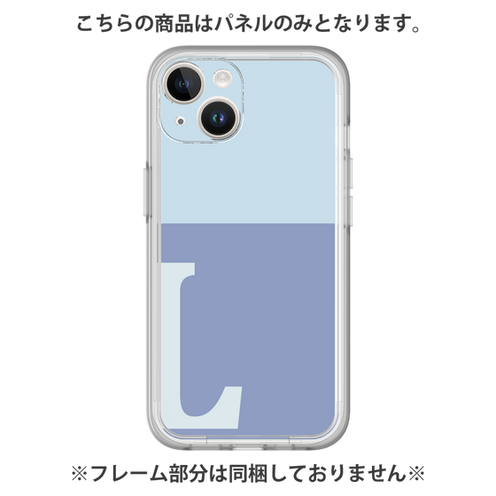Premium Panel［ Original - initial two tone - L blue ］