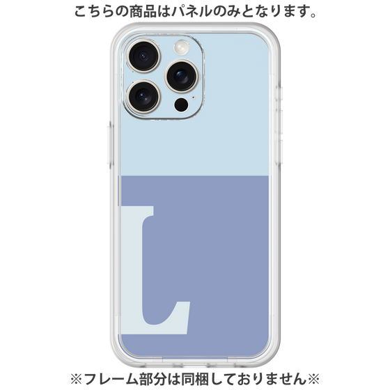 Premium Panel［ Original - initial two tone - L blue ］