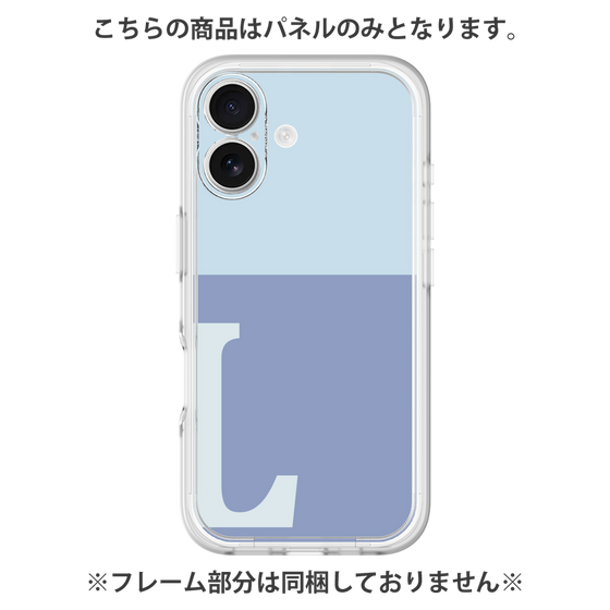 Premium Panel［ Original - initial two tone - L blue ］