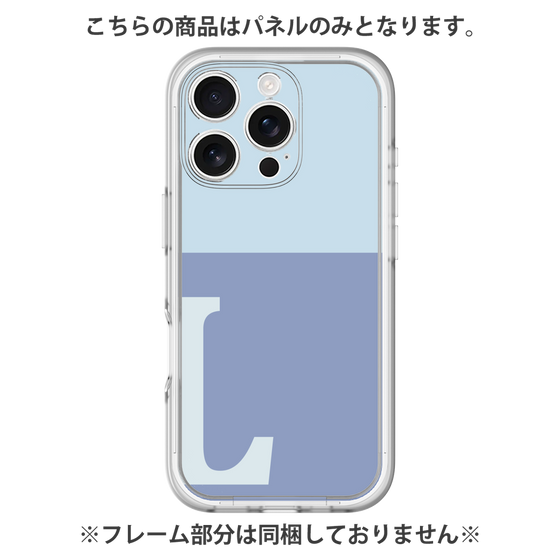 Premium Panel［ Original - initial two tone - L blue ］