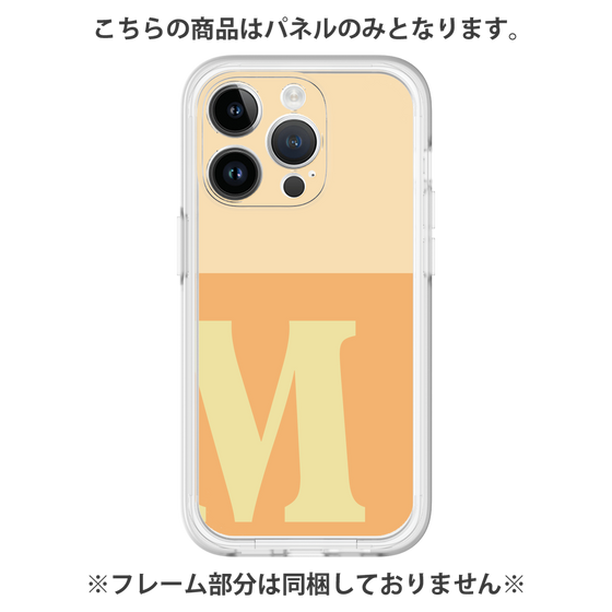 Premium Panel［ Original - initial two tone - M orange ］