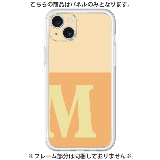 Premium Panel［ Original - initial two tone - M orange ］
