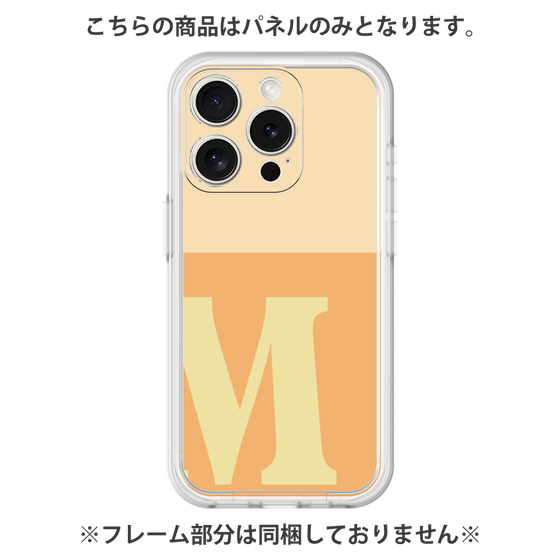 Premium Panel［ Original - initial two tone - M orange ］