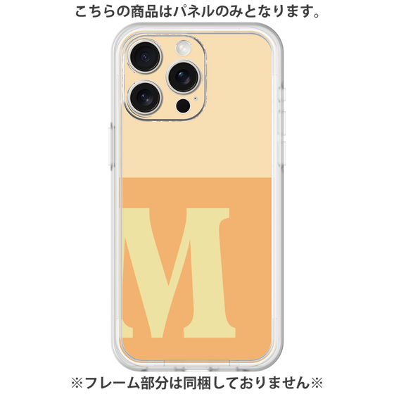 Premium Panel［ Original - initial two tone - M orange ］