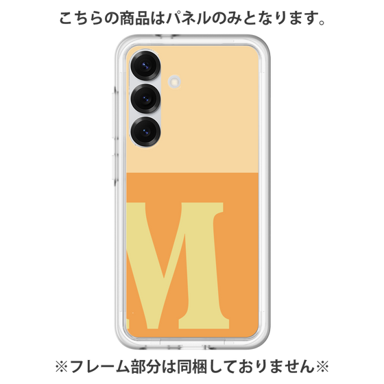 Premium Panel［ Original - initial two tone - M orange ］