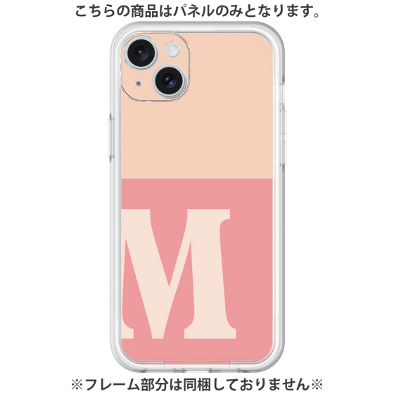 Premium Panel［ Original - initial two tone - M pink ］