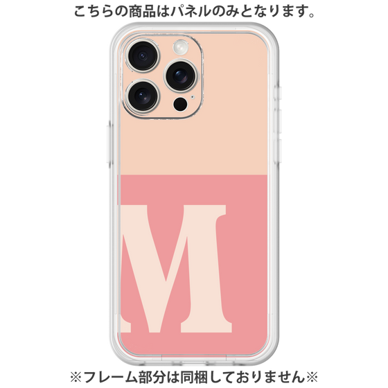 Premium Panel［ Original - initial two tone - M pink ］