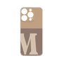 Premium Panel［ Original - initial two tone - M brown ］
