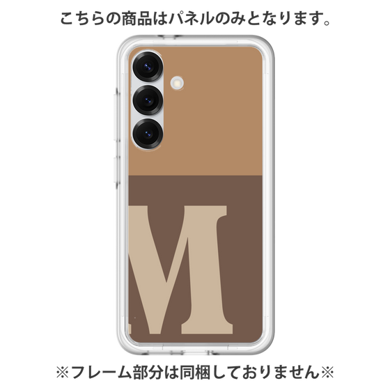 Premium Panel［ Original - initial two tone - M brown ］