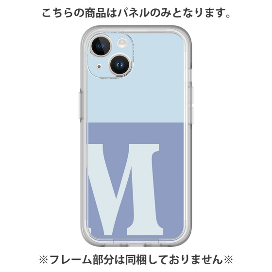 Premium Panel［ Original - initial two tone - M blue ］