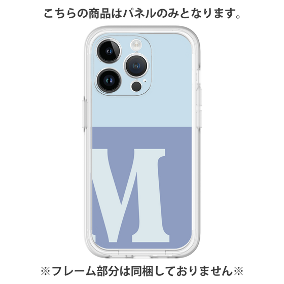Premium Panel［ Original - initial two tone - M blue ］