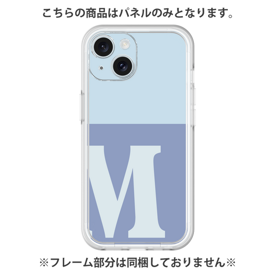 Premium Panel［ Original - initial two tone - M blue ］