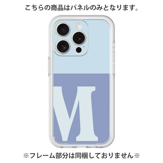 Premium Panel［ Original - initial two tone - M blue ］