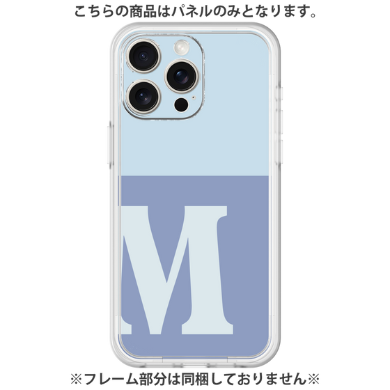 Premium Panel［ Original - initial two tone - M blue ］