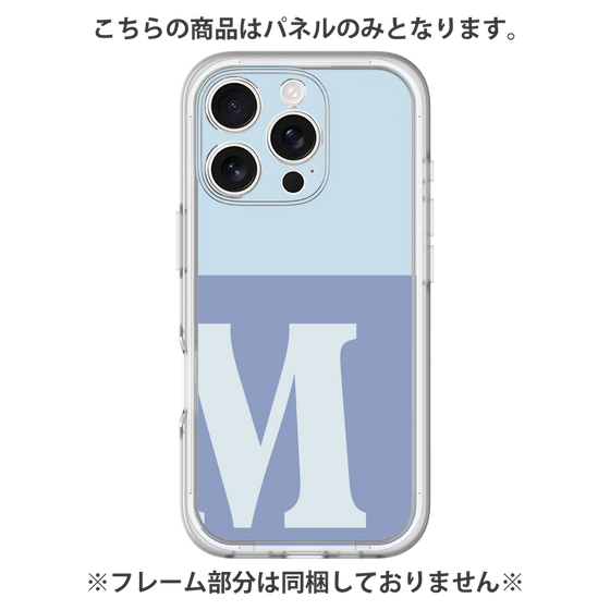Premium Panel［ Original - initial two tone - M blue ］