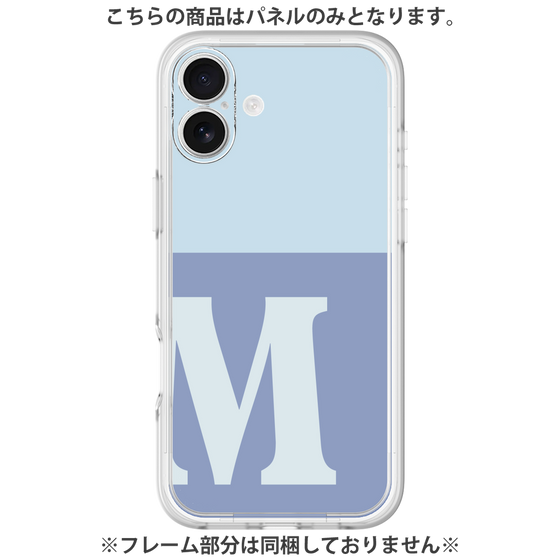 Premium Panel［ Original - initial two tone - M blue ］