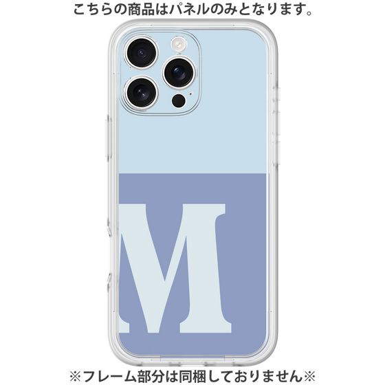 Premium Panel［ Original - initial two tone - M blue ］