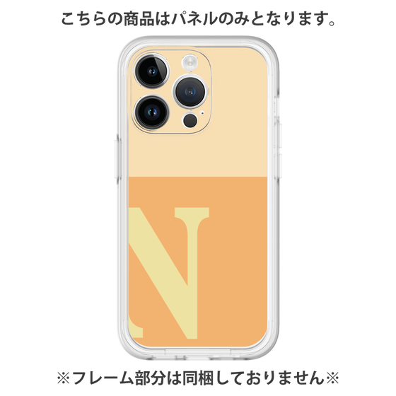 Premium Panel［ Original - initial two tone - N orange ］