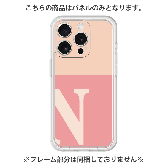 Premium Panel［ Original - initial two tone - N pink ］