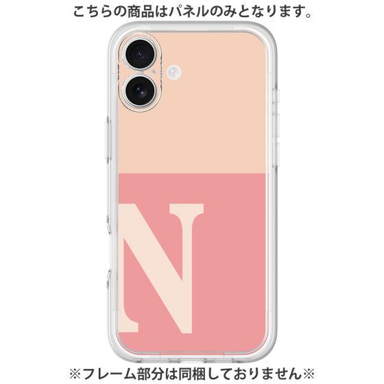 Premium Panel［ Original - initial two tone - N pink ］