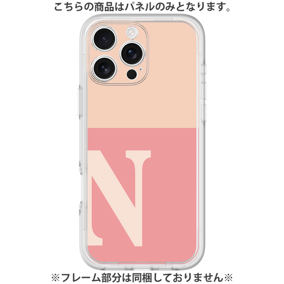 Premium Panel［ Original - initial two tone - N pink ］