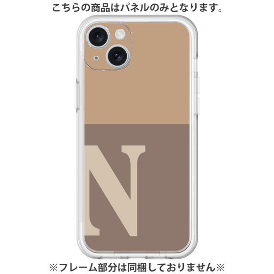 Premium Panel［ Original - initial two tone - N brown ］