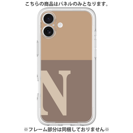 Premium Panel［ Original - initial two tone - N brown ］