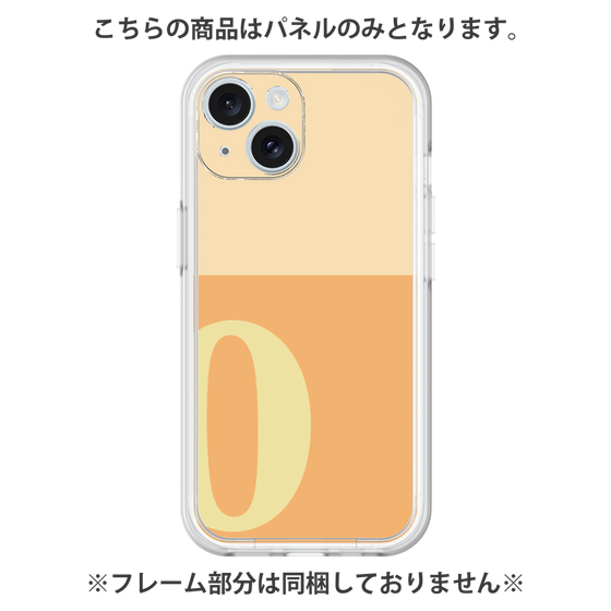 Premium Panel［ Original - initial two tone - O orange ］