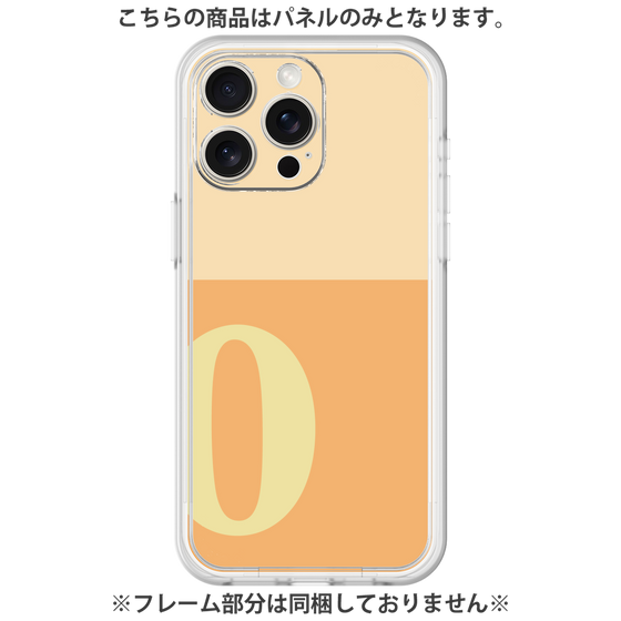 Premium Panel［ Original - initial two tone - O orange ］