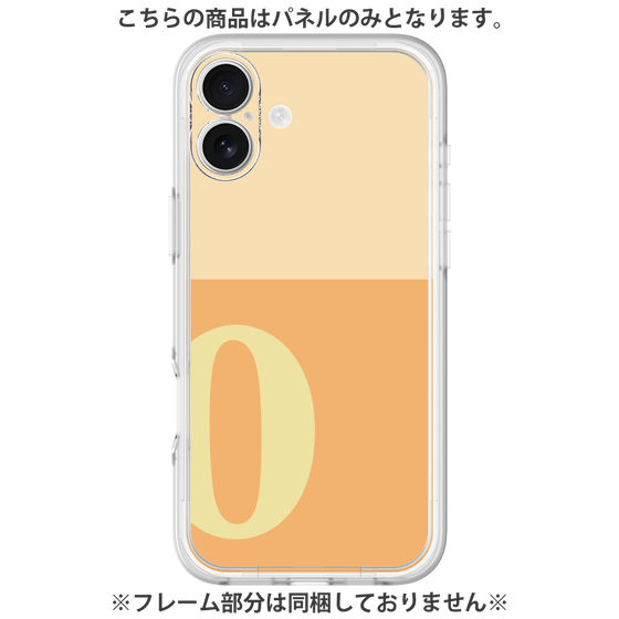 Premium Panel［ Original - initial two tone - O orange ］