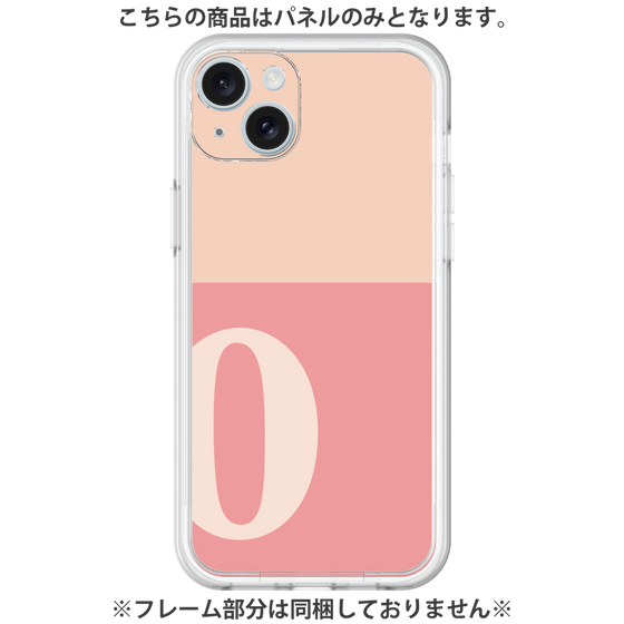 Premium Panel［ Original - initial two tone - O pink ］