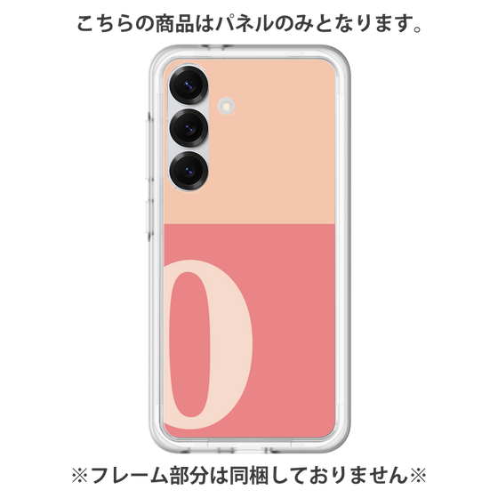 Premium Panel［ Original - initial two tone - O pink ］
