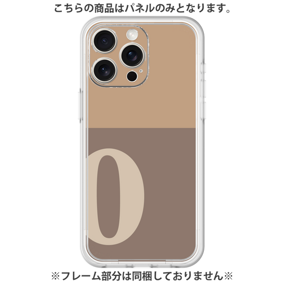 Premium Panel［ Original - initial two tone - O brown ］