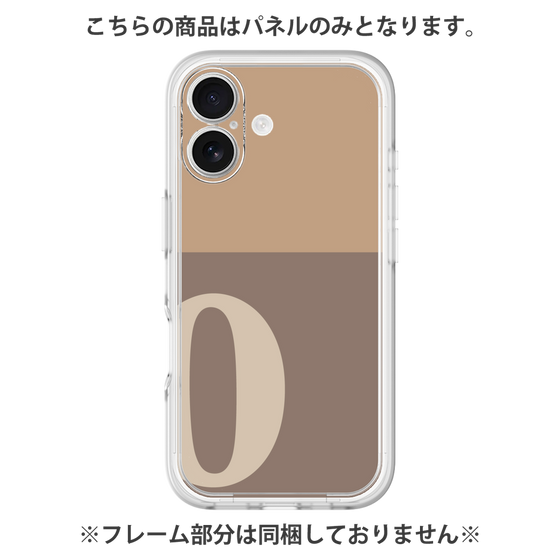 Premium Panel［ Original - initial two tone - O brown ］