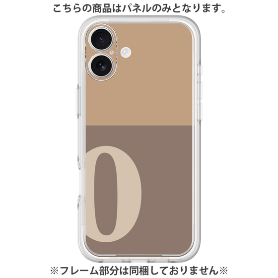 Premium Panel［ Original - initial two tone - O brown ］