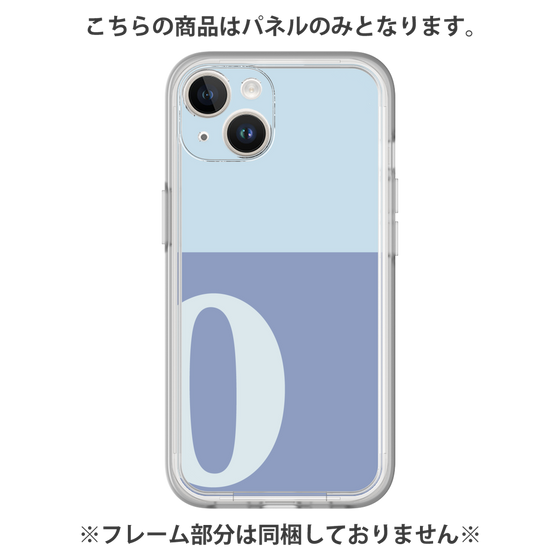 Premium Panel［ Original - initial two tone - O blue ］