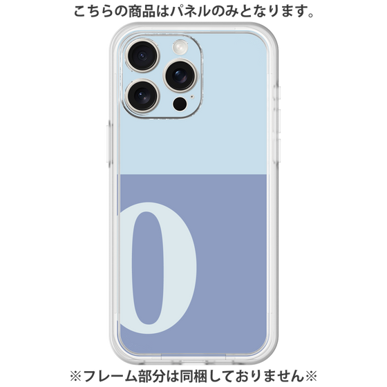 Premium Panel［ Original - initial two tone - O blue ］