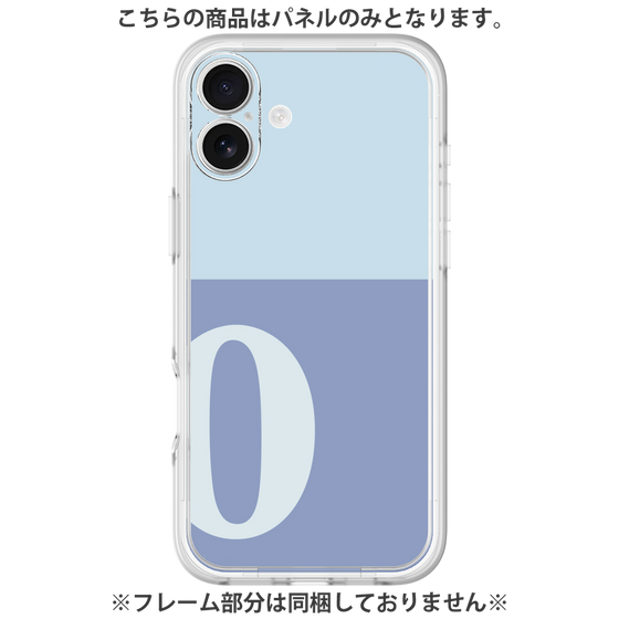 Premium Panel［ Original - initial two tone - O blue ］
