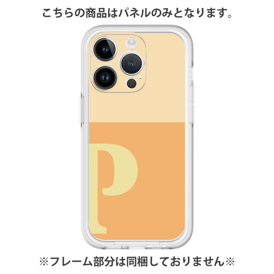 Premium Panel［ Original - initial two tone - P orange ］