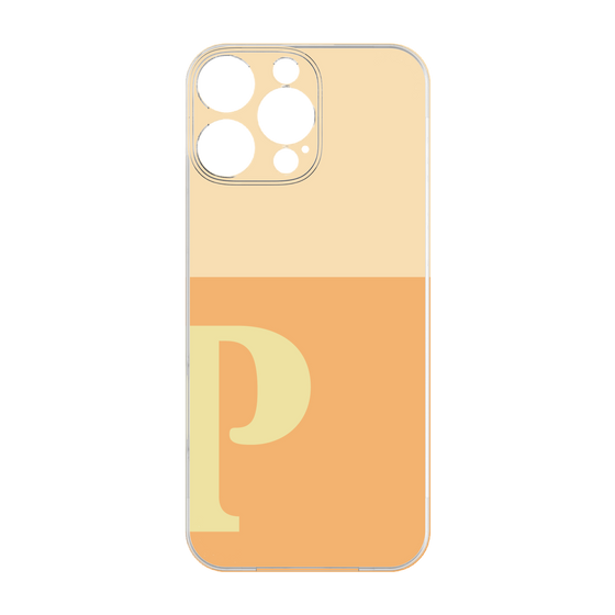 Premium Panel［ Original - initial two tone - P orange ］