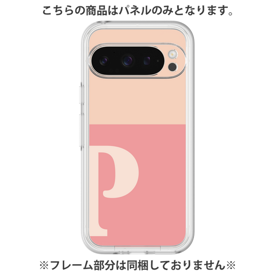 Premium Panel［ Original - initial two tone - P pink ］