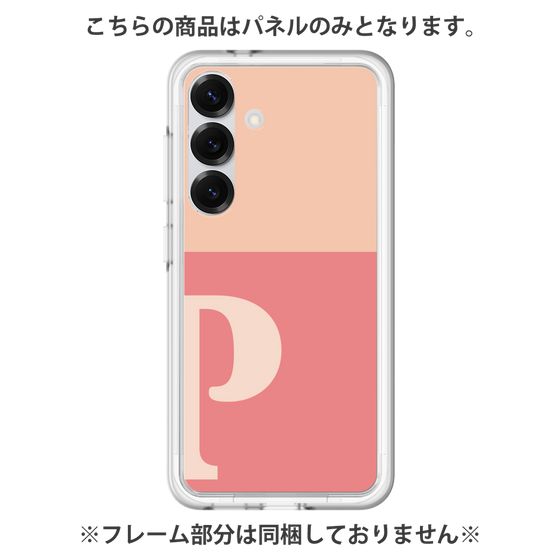 Premium Panel［ Original - initial two tone - P pink ］