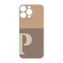 Premium Panel［ Original - initial two tone - P brown ］