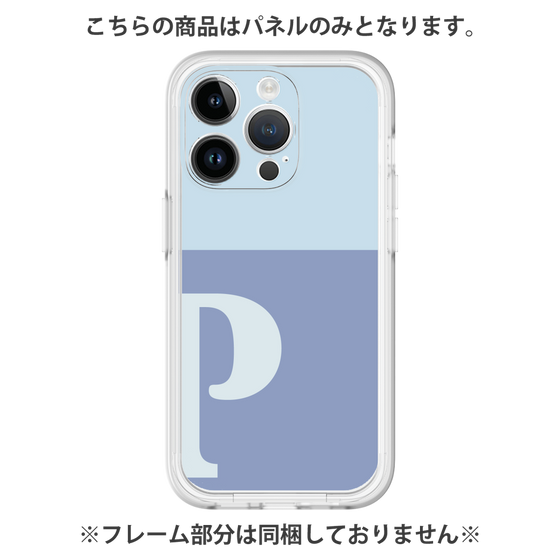Premium Panel［ Original - initial two tone - P blue ］