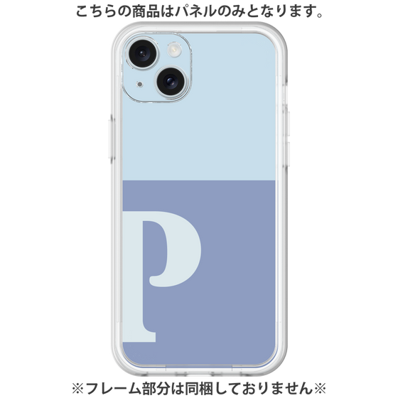 Premium Panel［ Original - initial two tone - P blue ］