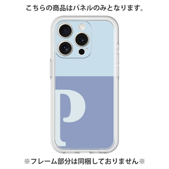 Premium Panel［ Original - initial two tone - P blue ］