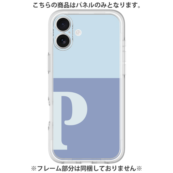 Premium Panel［ Original - initial two tone - P blue ］