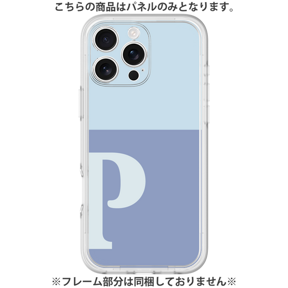 Premium Panel［ Original - initial two tone - P blue ］