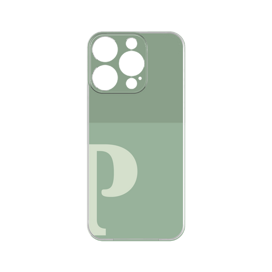 Premium Panel［ Original - initial two tone - P green ］