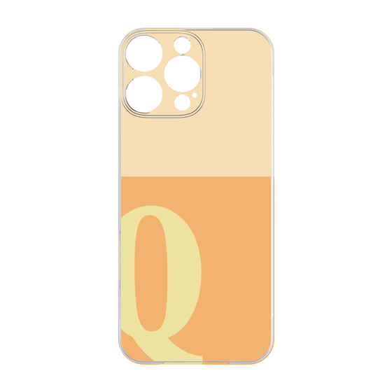 Premium Panel［ Original - initial two tone - Q orange ］